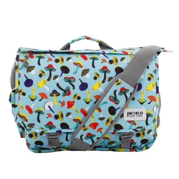 J World Women'S Thomas 16" Messenger Bag With Laptop Sleeve For School And Travel, Skyshroom