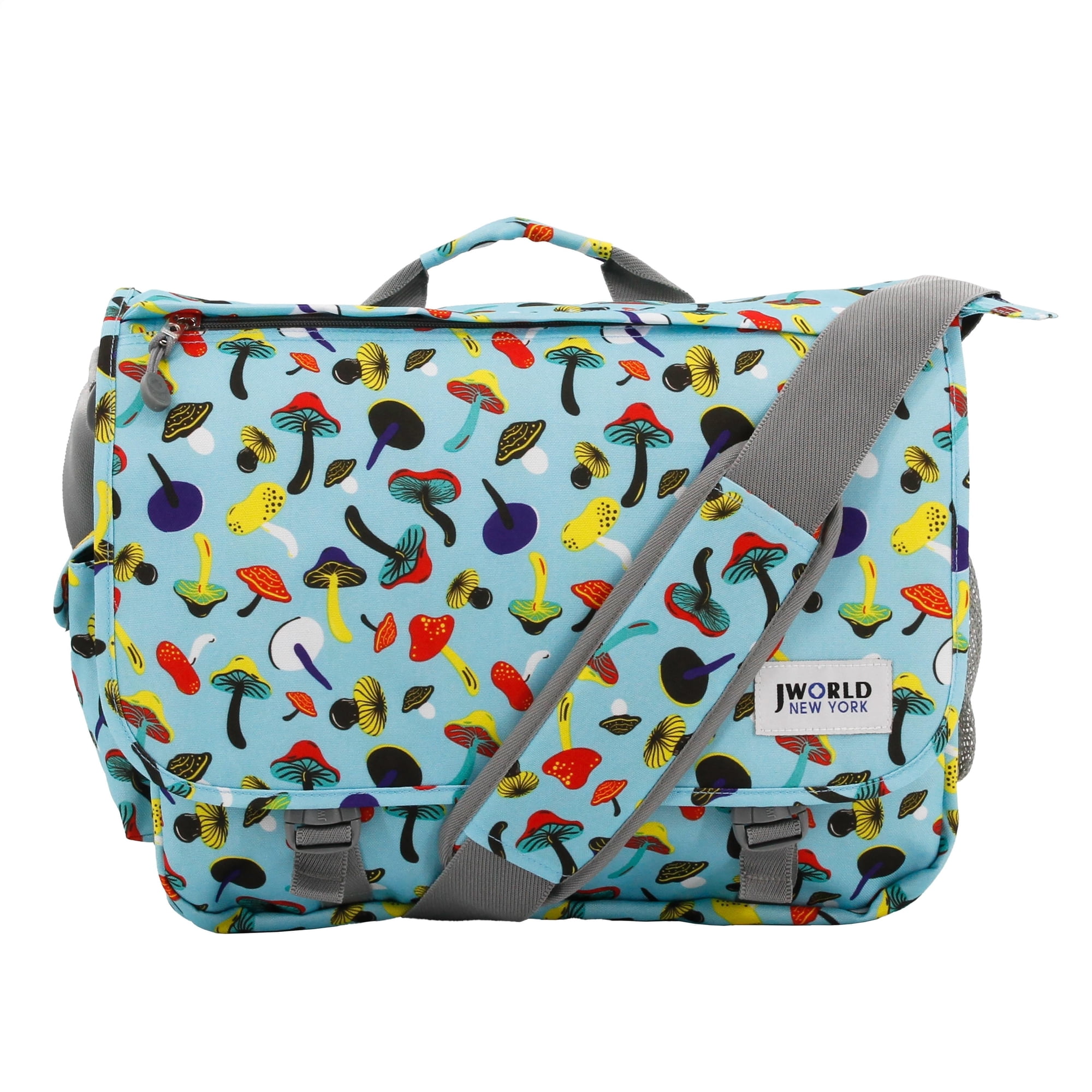 J World Women'S Thomas 16" Messenger Bag With Laptop Sleeve For School And Travel, Skyshroom