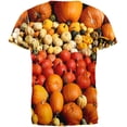 thumbnail image 2 of Halloween Rows of Pumpkins All Over Adult T-Shirt - X-Large, 2 of 2
