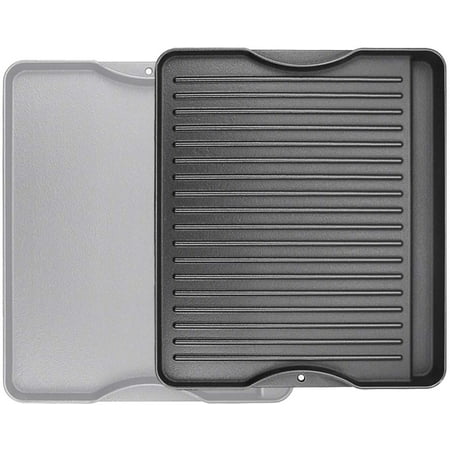 

Grisun Reversible Grill Griddle for All Camp Chef 14 & 16 Stoves Cast Iron Griddle for Camp Chef Explorer 2-Burner Stove 3-Burner Single Burner Outdoor Stove 1 Pack
