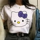 thumbnail image 1 of Camiseta de Manga Y2k KANGKAI Hello Kitty Mujer Algodón Puro 2024, 1 of 5
