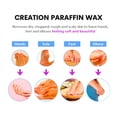 thumbnail image 4 of Cre8tion 6 lbs Peach Paraffin Wax Refill for hand and feet bath Paraffin Wax Block, 4 of 6