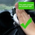 thumbnail image 5 of Car Booster Ball Auto Steering Wheel Spinner Handle Knob Booster Black, 5 of 8