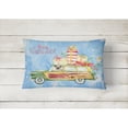 thumbnail image 2 of Merry Christmas Pug Canvas Fabric Decorative Pillow, 2 of 3