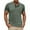 Green, variant on Men's Summer Short Sleeve Colour Blocking Three Buttons Knitted Crew Neck Pullover T Shirt Solid-color Fashionable Shirt,Color:Navy,Size:M