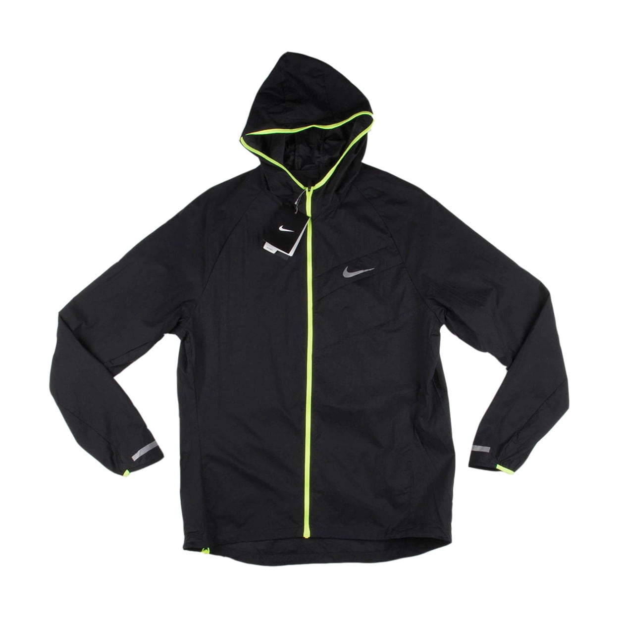 Trottoir uitvinding Schijnen Nike Mens Impossibly Light Running Jacket Black/Volt - Walmart.com