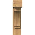 thumbnail image 3 of Ekena Millwork 7 1/2"W x 26"D x 30"H Imperial Block Smooth Bracket w/ Offset Brace, Western Red Cedar, 3 of 25