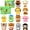 Animals, variant on 12 Packs Building Blocks Set, Valentines Party Favor for Kids, Valentines for Kids Classroom, Birthday Advent Calendar for Boys Girls Easter Egg Fillers