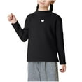thumbnail image 2 of Cowsor Unisex Kids Polar Fleece Turtleneck Base Top, 2 of 5