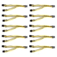 10 Pack PCIE Cable 8 Pin PCIE To 2xPCIE 8 Pin 6 Pin 2 Pin PCI Express 10-pack-pcie-cable-8-pin-pcie-to-2xpcie-8-pin-6-pin-2-pin-pci-express