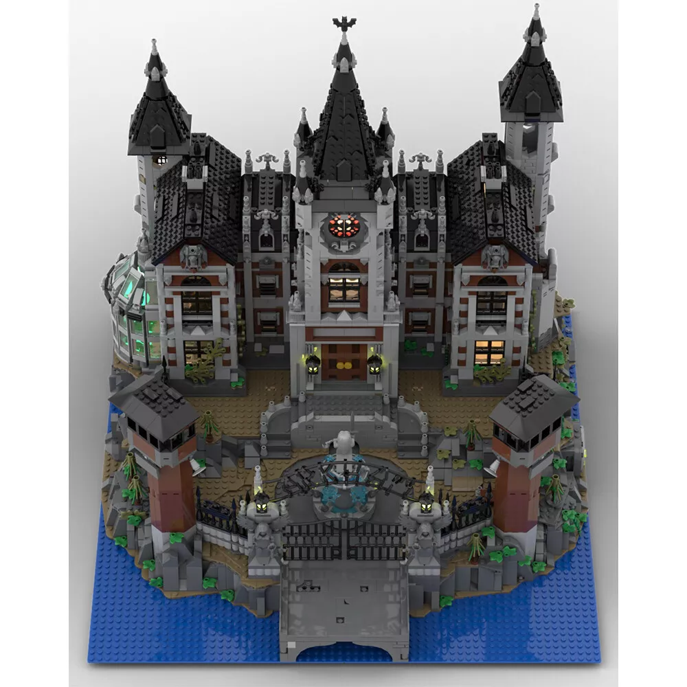 MOC-158329 Elizabeth Arkham Asylum Modular Building Blocks DIY Model Bricks Toys Kit 6778+pcs