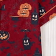 thumbnail image 5 of RMGVDSD Womens Pajama Sets Halloween Pajamas for Women Set Short Sleeve Top and Shorts Sleepwear Button Down Casual Loungewear, 5 of 9