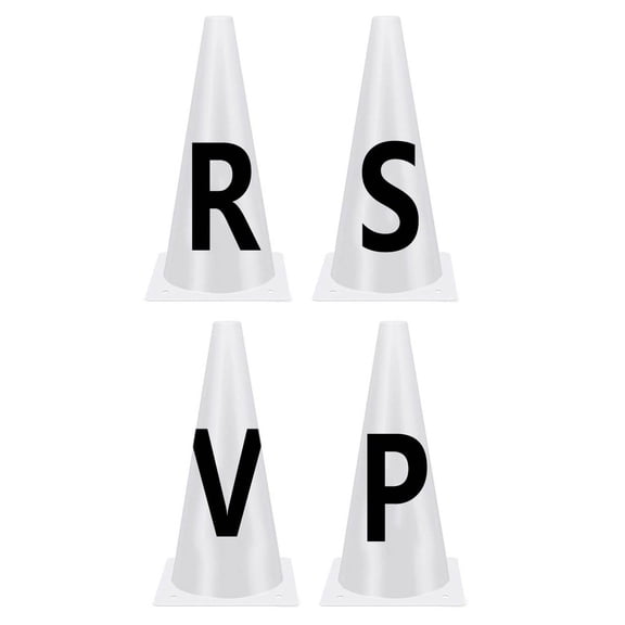 4/8pcs Letters Dressage Cones Light weight Equestrians Athletes Training Cones for Equestrians Athletes and Event
