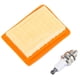 thumbnail image 2 of Kit de servicio de filtro de aire y bujía para desbrozadora Stihl FS120 FS200 FS250, 2 of 10