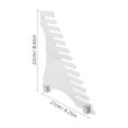 thumbnail image 2 of OULII 1 Pair Wall-Mounted Album Wall Display Acrylic Rectangular Shelf For Music Lovers, 2 of 8