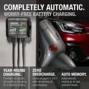NOCO GENIUS2X2: 2-Bank 4A (2A/Bank) 6V/12V Smart Battery Charger, Maintainer and Desulfator