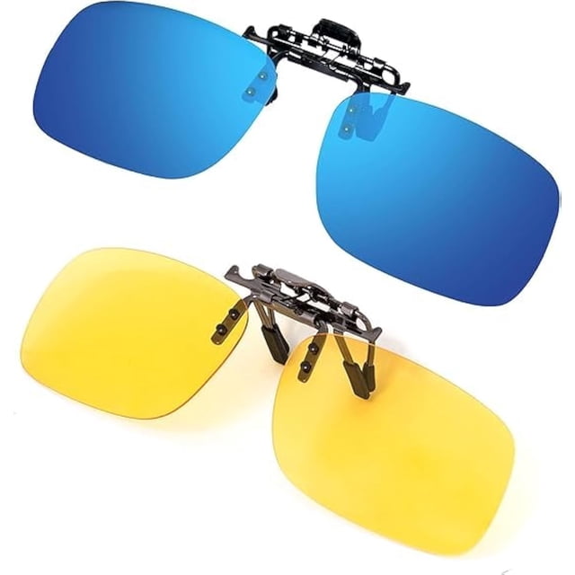 Gafas de Sol Clip-On Polarizadas UV400 con Protección BLUE CUT y Diseño Elevable
