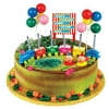 Birthday Train Candles Clowns Colorful Balloon Cluster Cake Decoration Topper Kit