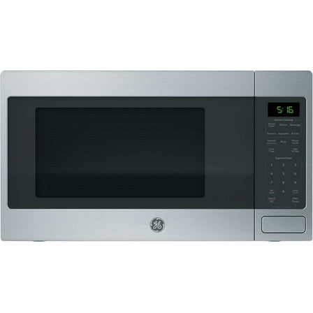 GE 1.6 Cu. Ft. Capacity Countertop Microwave Oven, Stainless Steel
