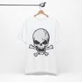 thumbnail image 5 of Grey Skull Graphic Design Tee, Skull Shirt, Vintage Tees, Art Design T-Shirt, Vintage Graphic Tee, Art Shirts with Skulls, 5 of 115