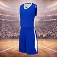 thumbnail image 2 of Krdevn Boys Basketball Set Sleeveless Breathable Uniform for Training and Games,5-6 Years, 2 of 9
