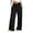 Black -BN14, variant on Nestiefly Womens Wide Leg Pants Flowy Linen Palazzo Trousers Drawstring Elastic Waist Summer Beach Casual Vacation Clothes Gray 3XL