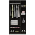 thumbnail image 6 of BOSKO 3 DOOR ARMOIRE BLACK WENGUE, 6 of 8