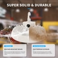 thumbnail image 4 of UFO LED High Bay Light, 100/120/150W, 14000/17500/21000LM, 2CCT 4000K/5000K, 0-10V Dimmable High Bay LED Shop Lights for Gym Factory Warehouse, Hook, 6' Cable, UL & DLC Listed, 4 of 8