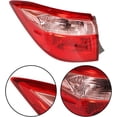 thumbnail image 3 of SEBLAFF 1 Pair of Left and Right Tail Lights Replacement for Toyota Corolla Sedan 2017-2019 Brake Light Outer Red Lens, 3 of 7