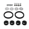 thumbnail image 3 of Quick Release Fasteners Set Black Screw Bolt Loop Ring Kit Fender Trunk Bumper, 3 of 5