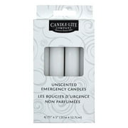 Candle-Lite White Unscented Scent Household Emergency Candles