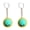 Sky Blue, variant on Cute Steamed Bun Squishy Keychain, Adorable Squeeze Stress Relief Ball Design Keyring for Bags & Keys