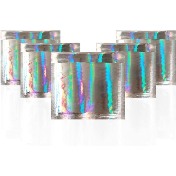 AMZ Supply CD Size Bubble Mailers 7 25 x 7 Padded Hologram Cushion Envelopes Pack of 10