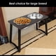 thumbnail image 3 of Cuencos Elevados TIDANT Acero Inoxidable Extra Grandes para Perros, 3 of 6