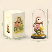 HI-REEKE Animal Micro Mini Building Block Set Owl Building Plastic Kit Toy Gift for Kid Multicolor