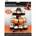 thumbnail image 2 of Halloween 'Orange and Black Polka Dots' 3-Tiered Cupcake Stand (1ct), 2 of 3