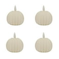 thumbnail image 2 of Fall Decorations for Home Fall Decor Flickering Flameless Wax Pumpkin LED Candle with Timer Remote Light Up Pumpkin Candle for Mantel Table Thanksgiving Centerpiece for Autumn Indoor Decor 4pc, 2 of 6