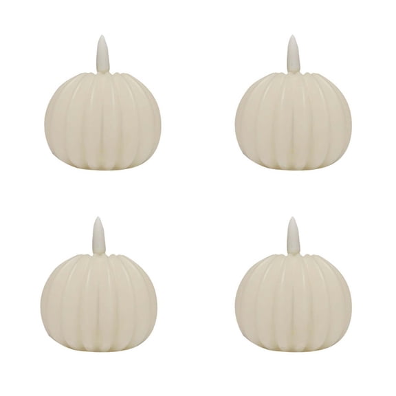 Uutvmp Halloween Pumpkin Candle, Pumpkin Battery Operated Candle, Cute Mini Suitable for Kids Flameless Pumpkin Candles Led Pumpkin Candle