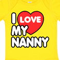 thumbnail image 4 of Inktastic I Love My Nanny Boys or Girls Baby Bodysuit, 4 of 5