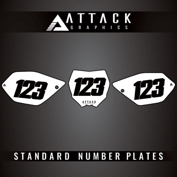 Attack Graphics Number Plate Backgrounds