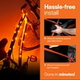 thumbnail image 6 of Brightz CosmicBrightz LED Bike Frame Lights, 6.5 ft Rope Light, Orange, 6 of 6