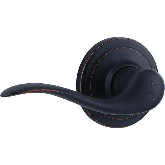 Kwikset Tustin Half-Dummy Lever Left-Handed - Easy Installation - Venetian Bronze