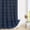 Navy, variant on Extra Long Boho Farmhouse Shower Curtain with Tassel, Linen Bohemian French Country Chic Bathroom Shower Curtain Set, Fabric Striped Textured Shower Curtain 72x84 - White