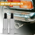 thumbnail image 5 of 10pcs Valve Cover Bolts Chrome Steel Valve Covers Bolts Automotive Bolt Kit 1/4inch, 5 of 6