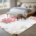 thumbnail image 4 of 5x8 Area Rugs for Living Room, Pink Flamingo Non Slip Area Rugs for Kitchen Bedroom Entryway, Watercolor Flowers Spring Floral Washable Carpet Runner Rug Floor Mats for Bedroom Home Decor, 4 of 8