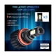 thumbnail image 4 of Car LED RGB Headlight APP Bluetooth-Compatible Control Multi Colors LED Fog Lights Bulbs ,H8 H9 H11, 4 of 5