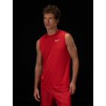 thumbnail image 2 of Nike Swim Men's Essential Sleeveless Hydroguard Rash Guard University Red XLarge/Red, 2 of 6