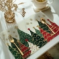 thumbnail image 1 of Ensemble de 4 Napperons en Polyester Lavables pour Décoration de Table de Noël par Suige Home, 1 of 6