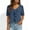 Navy, variant on BUIGTTKLOP Blouses for Women Dressy Casual Puff Short Sleeve Shirts Ruffle V Neck Summer Beach Tops 2026