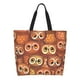 thumbnail image 1 of Fotbe Brown Owl Bolsa Tote Estética de Lona con Estampado para Mujer - Bolsa Reutilizable de Hombro Casual para Vacaciones, Compras, Trabajo y Gimnasio, 1 of 8